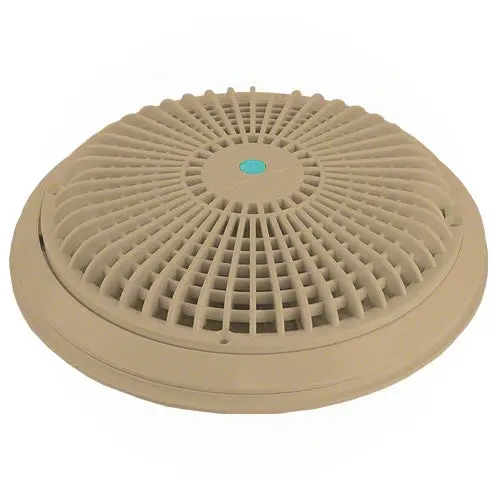 Aquastar 10" Round Star Universal Suction Outlet Cover - Tan 1