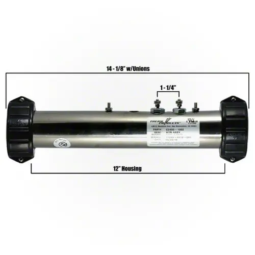 Hydroquip 4.0 Kw Universal Heater Assembly 27-J0413-5S-K 1