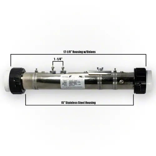 Hydroquip 5.5 Kw Universal Heater Assembly 27-J0413-7S-K 1
