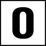 Inlays 6" Ceramic Tile Markers - No Series - 4" Numbers 1