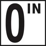 Inlays 6" Ceramic Tile Markers - In Series - 5" Numbers 1