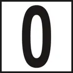 Inlays 6" Ceramic Tile Markers - No Series - 5" Numbers 1