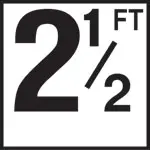 Inlays 6" Ceramic Tile Markers - Ft Series - 4" Top Print Numbers 6