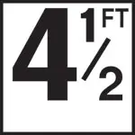 Inlays 6" Ceramic Tile Markers - Ft Series - 4" Top Print Numbers 10