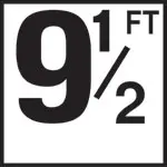 Inlays 6" Ceramic Tile Markers - Ft Series - 4" Top Print Numbers 20