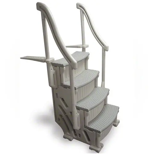 Confer Plastics 4-Step Ag Confer Curve Stairs - Ccx-Ag 1