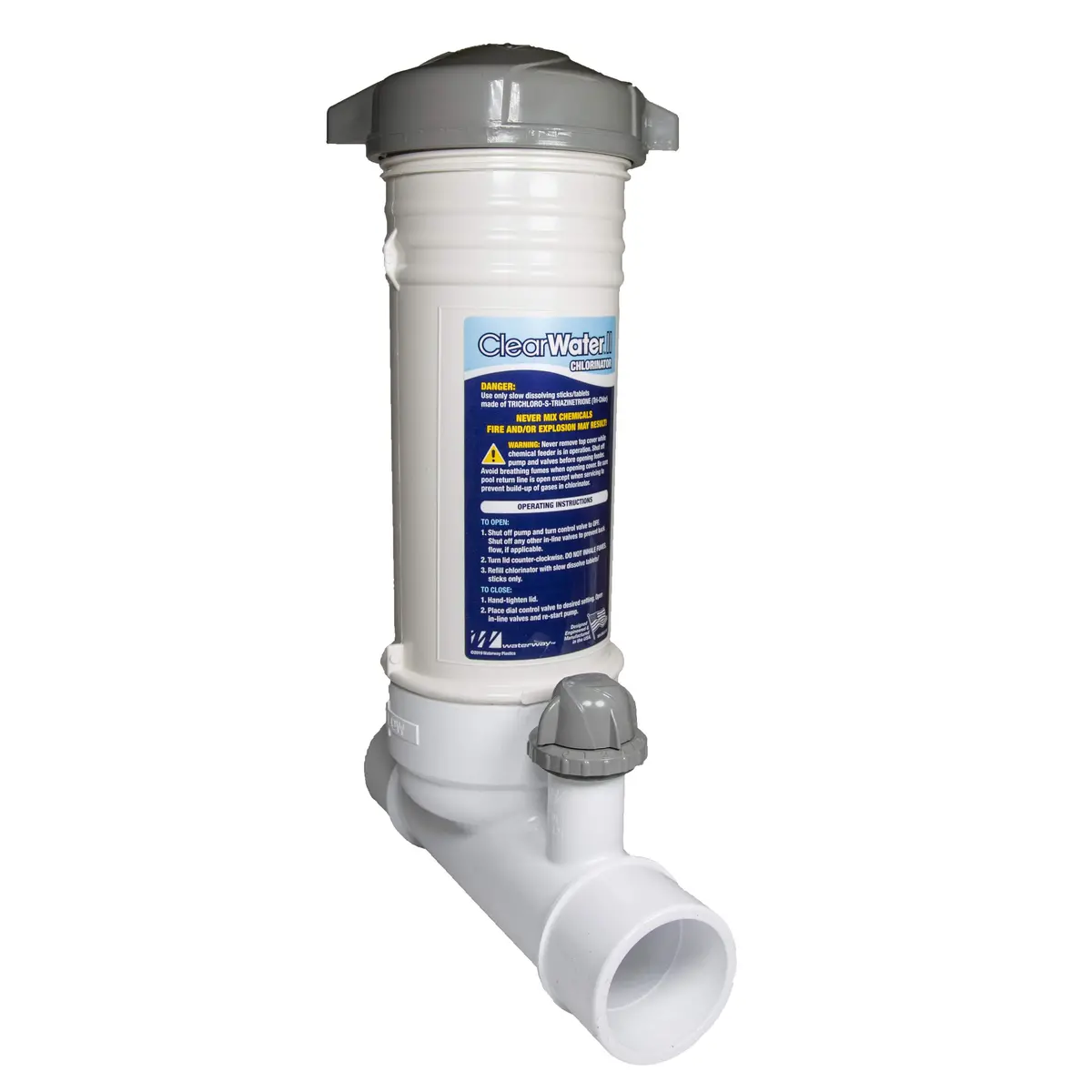 Waterway Clearwater In-Line Chlorine Feeder Clc012-W 1