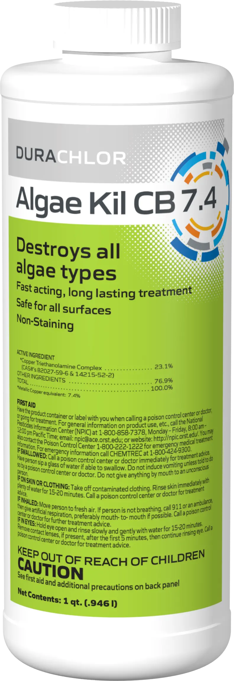 Durachlor Algae Kil Cb7.4 - Quart 1