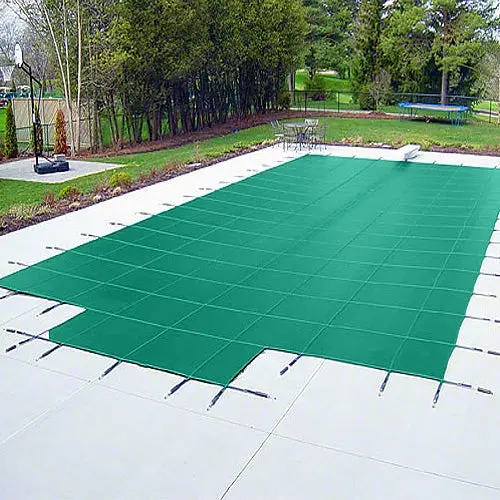 Yard Guard Deck-Lock Mesh Safety Cover - 18' X 36' - Green 1