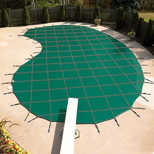 Yard Guard Deck-Lock Mesh Safety Cover - 18' X 40' - Green 2