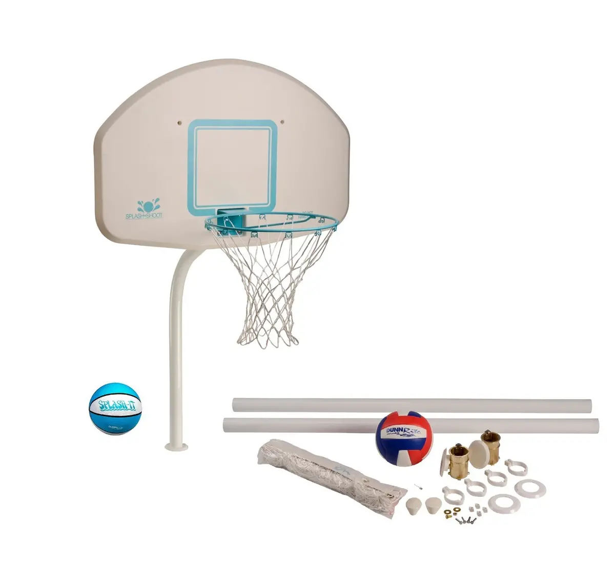 Dunn Rite Deck Combo Stainless Basketball And Volleyball Combo 1