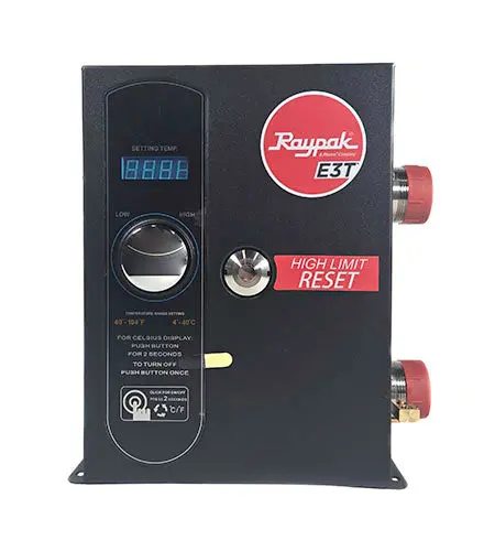 Raypak Digital E3t 5.5 Kw Heater 100-10000662 1