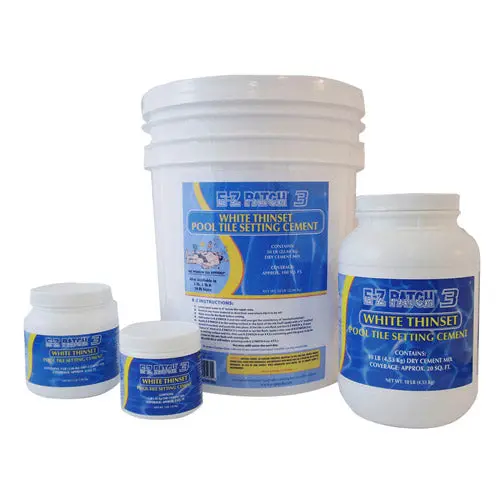 E-Z Patch 3 Thinset Pool Tile Setting Cement 1