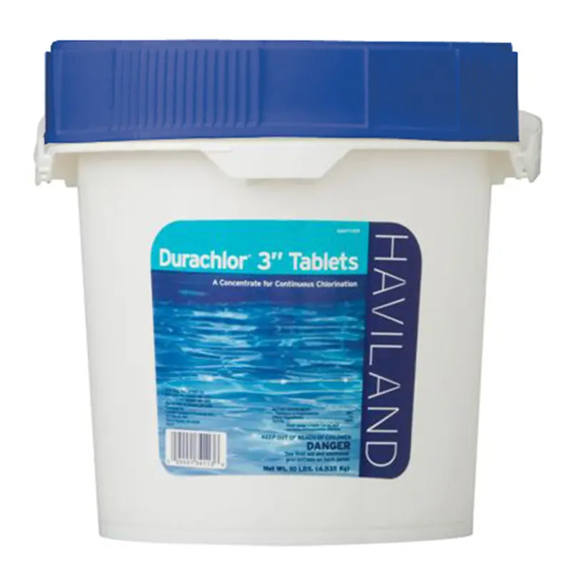 Durachlor 3" Chlorinating Tablets - 10 Pounds - Wrapped 1