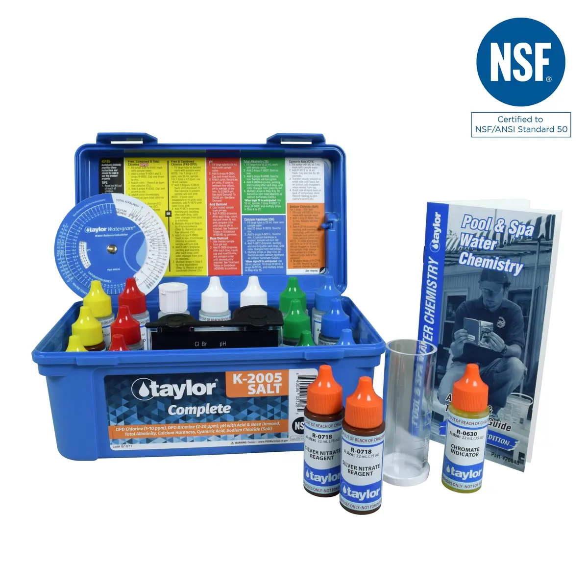 Taylor Complete Test Kit - High Range K-2005-Salt 1