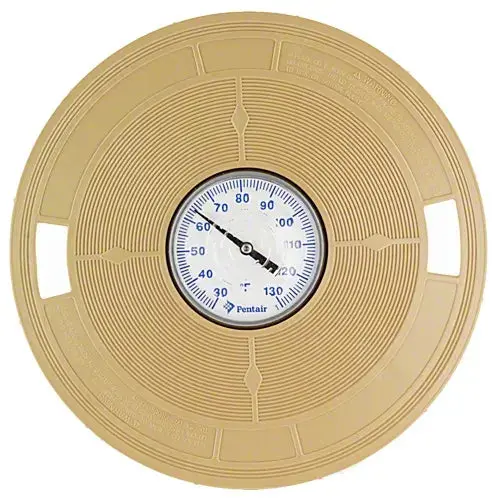 Pentair Skimmer Lid With Thermometer L4b - Almond 1