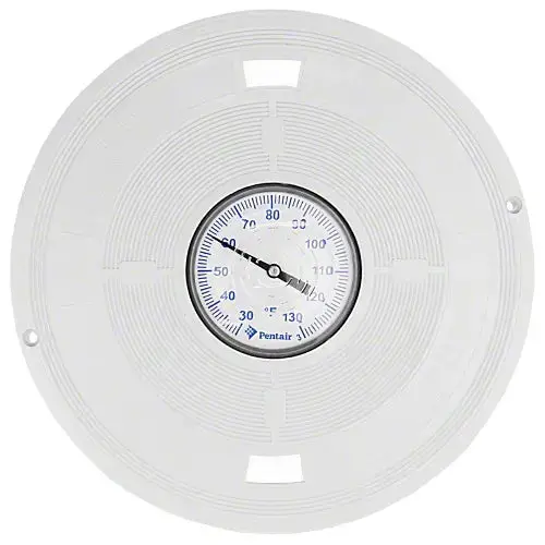 Pentair Bermuda Skimmer Lid With Thermometer L6w - White 1