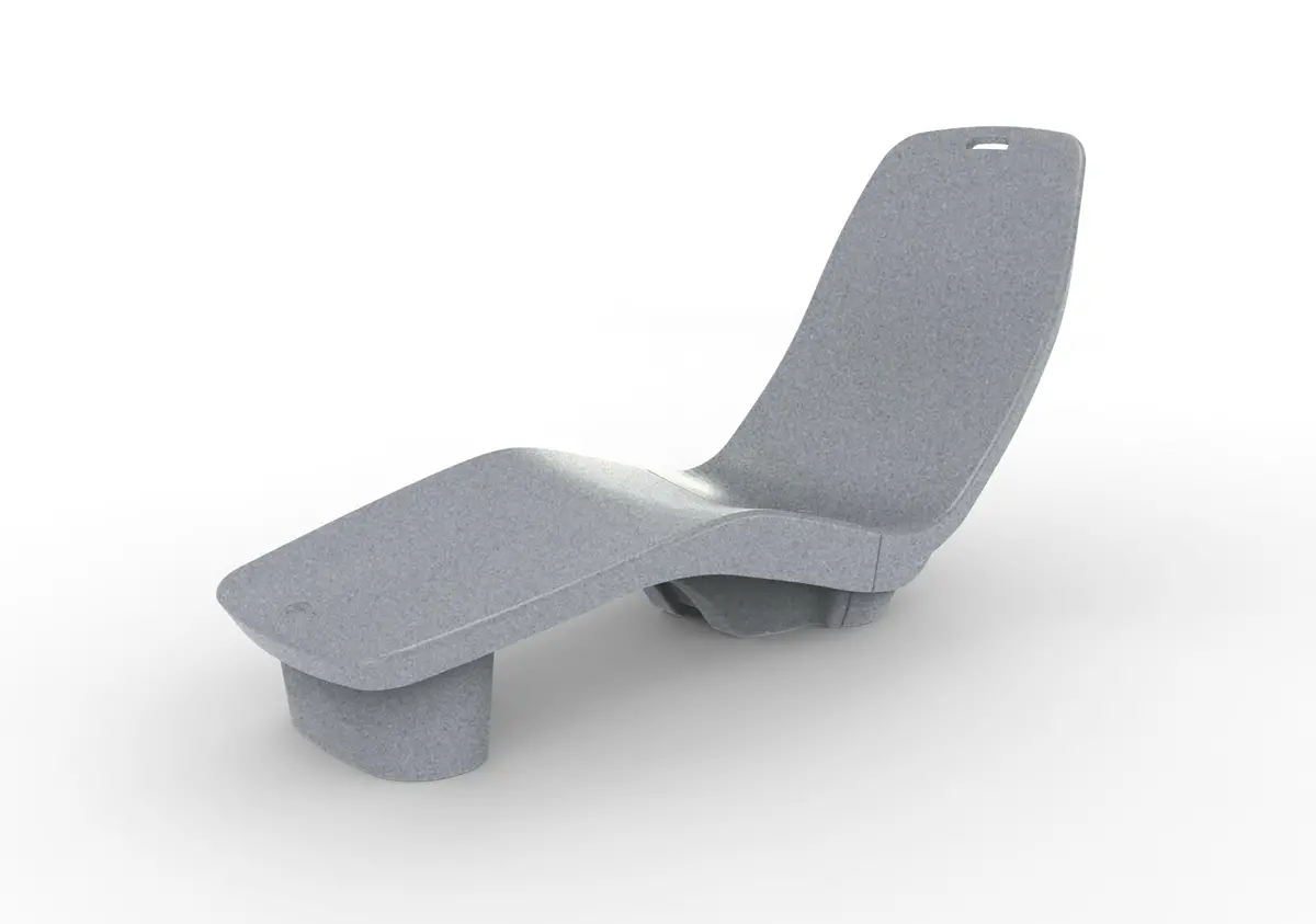 Tenjam Laylo Lounger - Gray Granite 1