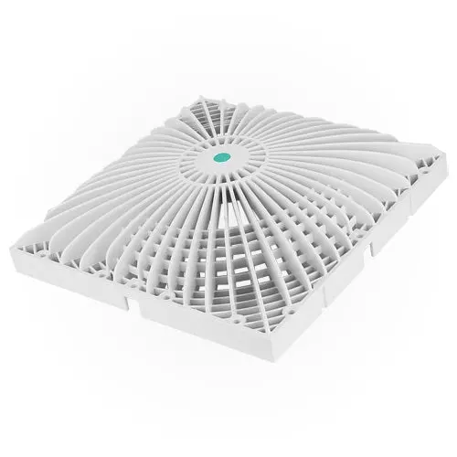 Aquastar 12" Moflow Retrofit Suction Outlet Cover - White 1