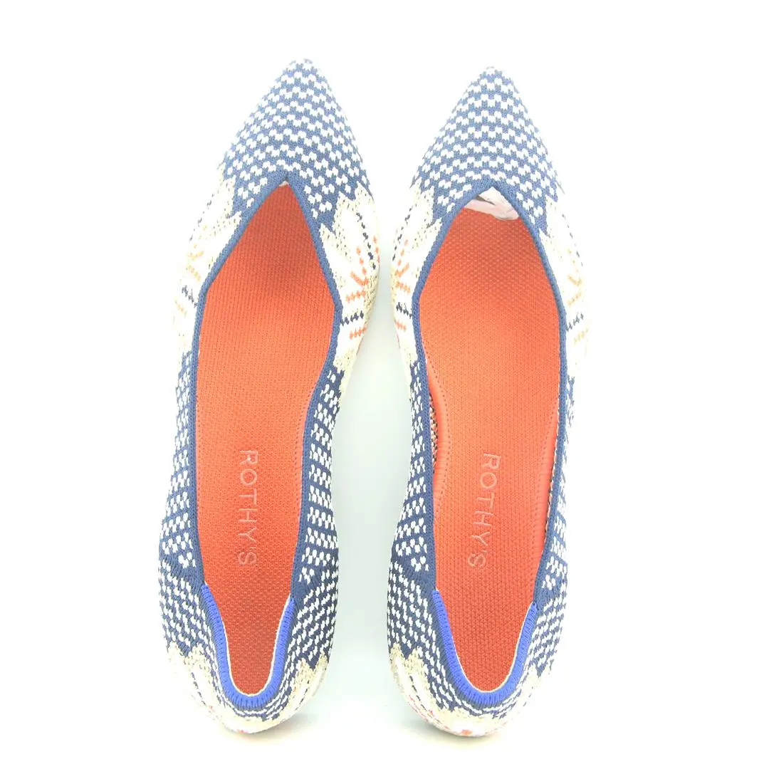 Rothy - Women - The Point - Rare Sapphire Floral Print 1