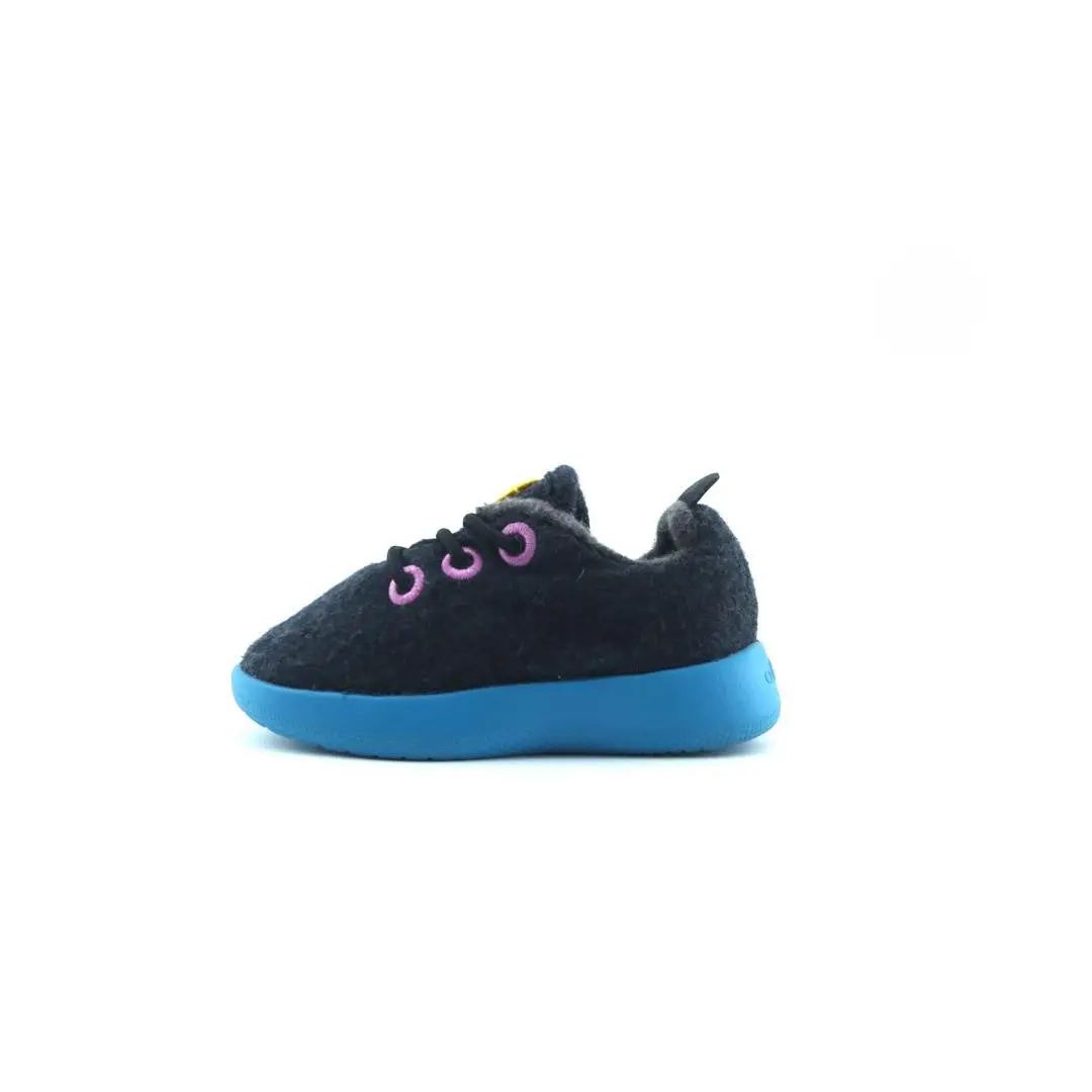 Smallbirds - Wool Runners - Black ( Teal Sole ) 1