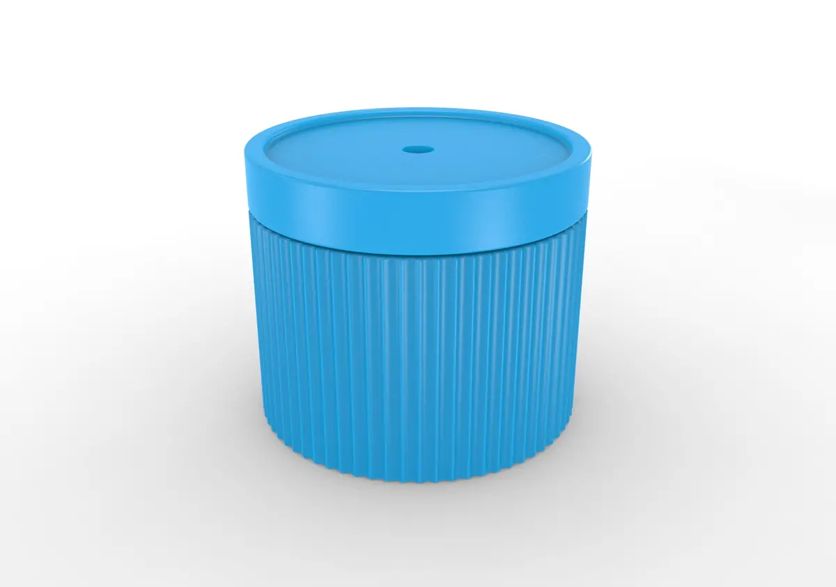 Tenjam Ripple Wide Table - Light Blue 1