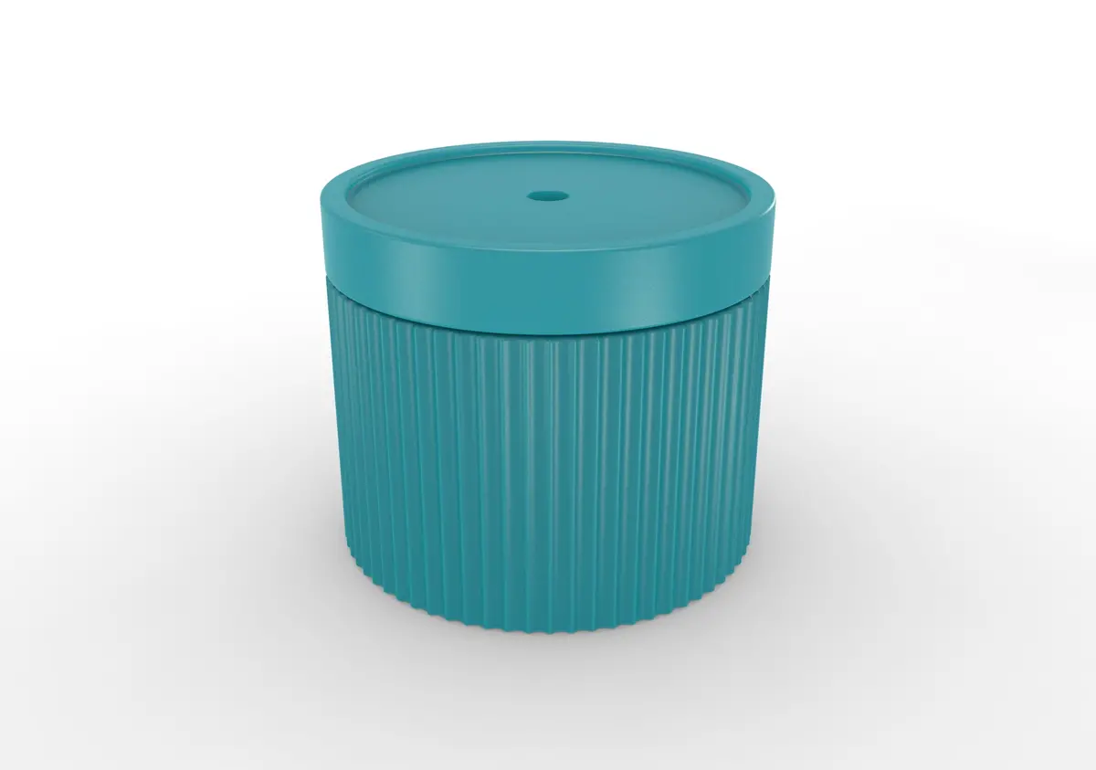 Tenjam Ripple Wide Table - Surf Blue 1