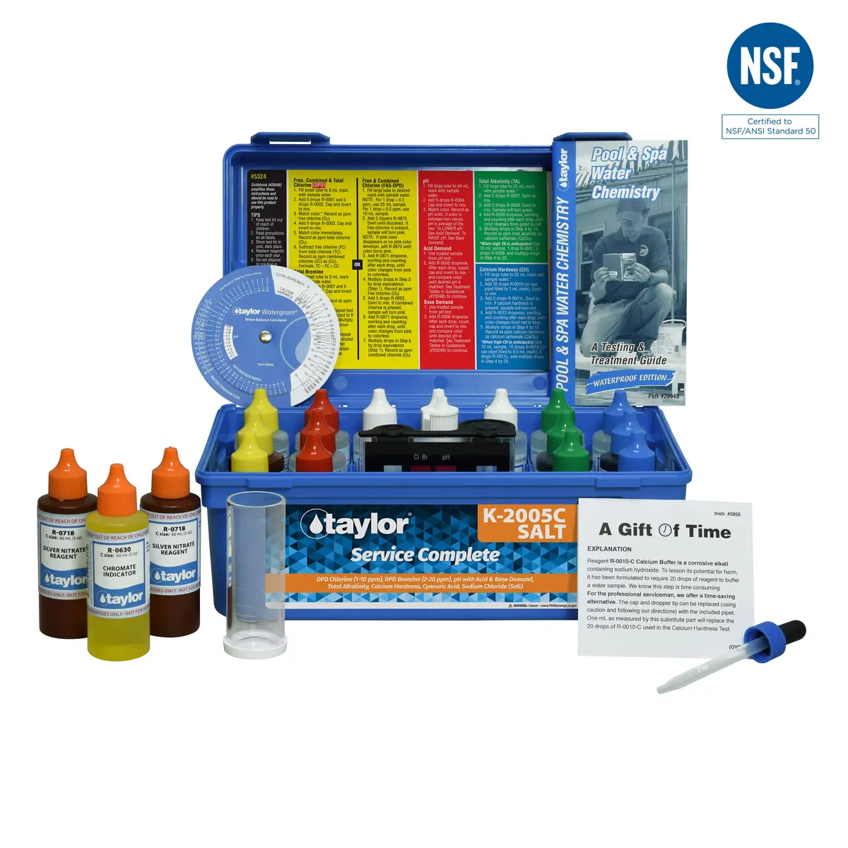 Taylor Complete Test Kit - High Range K-2005C-Salt 1