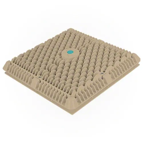 Aquastar 12" Wave Suction Outlet Cover - Tan 1