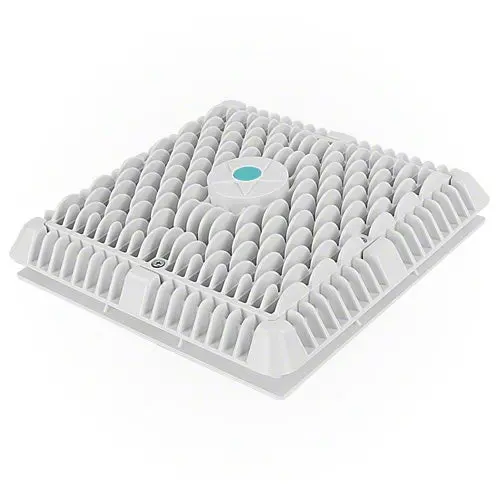 Aquastar 9" Wave Suction Outlet Cover - White 1