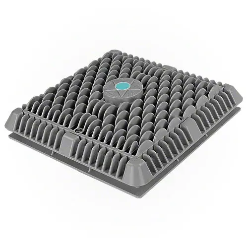 Aquastar 9" Wave Suction Outlet Cover - Dark Gray 1