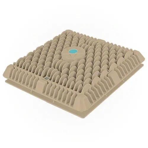 Aquastar 9" Wave Suction Outlet Cover - Tan 1
