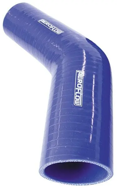 Gloss Blue 45° Silicone Hose Reducer: 2-3/4" To 2-1/4" (70Mm → 57Mm) 1