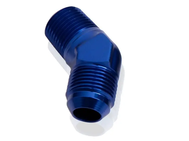 3/8" Npt To -10An Male Flare Adapter – 45° Angle – Af823-10-06 1