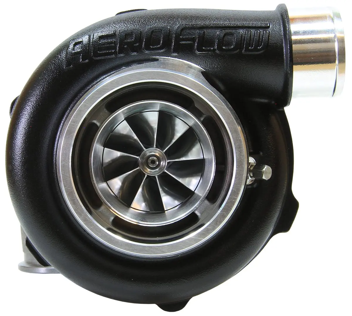 Boosted 5855 V-Band Turbocharger – 1.01 A/R, 750Hp, Hi-Temp Black Coating (Af8005-3034Blk) 1