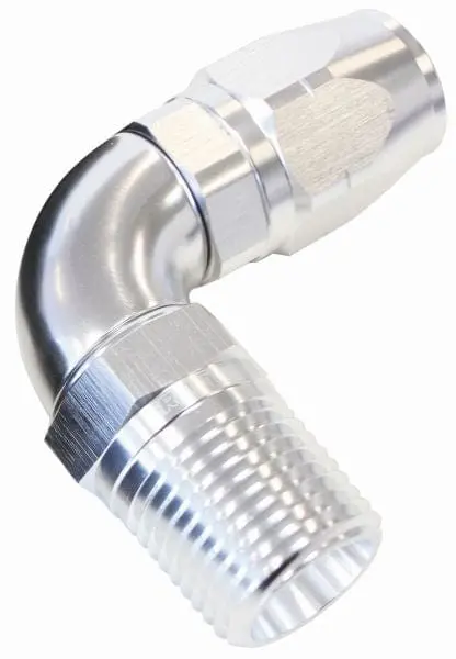 3/8" Npt To -10An 90° Full-Flow Swivel Hose Fitting – Af529-10-06S 1