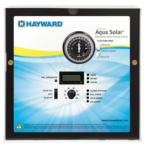 Hayward Aquasolar Pool Control Aq-Sol-Lv 1