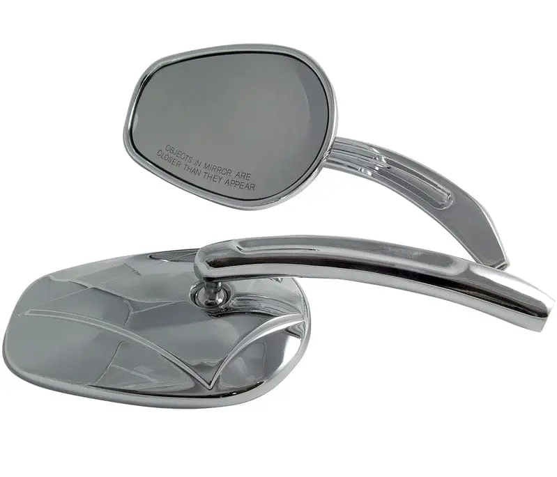 Attitude Inc Diamond-Style Rearview Mirror Kit – Harley-Davidson Custom Pair 1