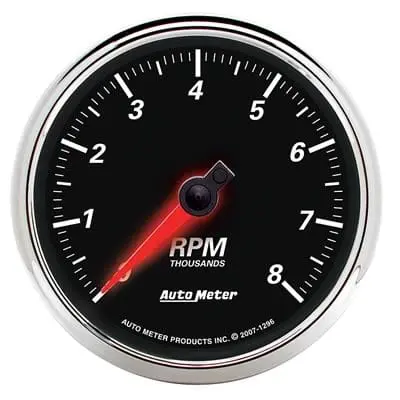 Autometer Designer Black Ii Tachometer – Analog Dash Gauge 1