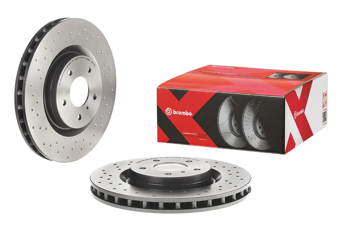 Brembo 09.8485.1X Uv-Coated Premium Brake Rotors 1