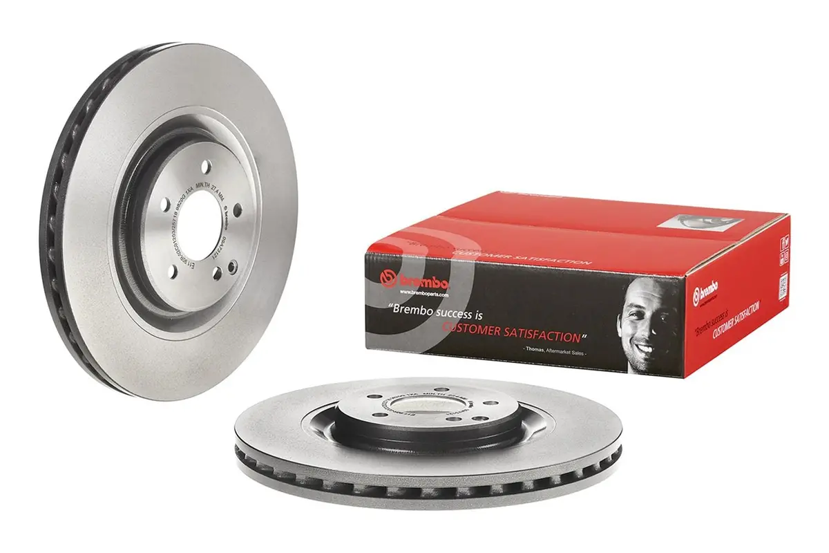 Brembo Uv-Coated Premium Brake Rotors – 09.A731.21 Surface-Treated 1