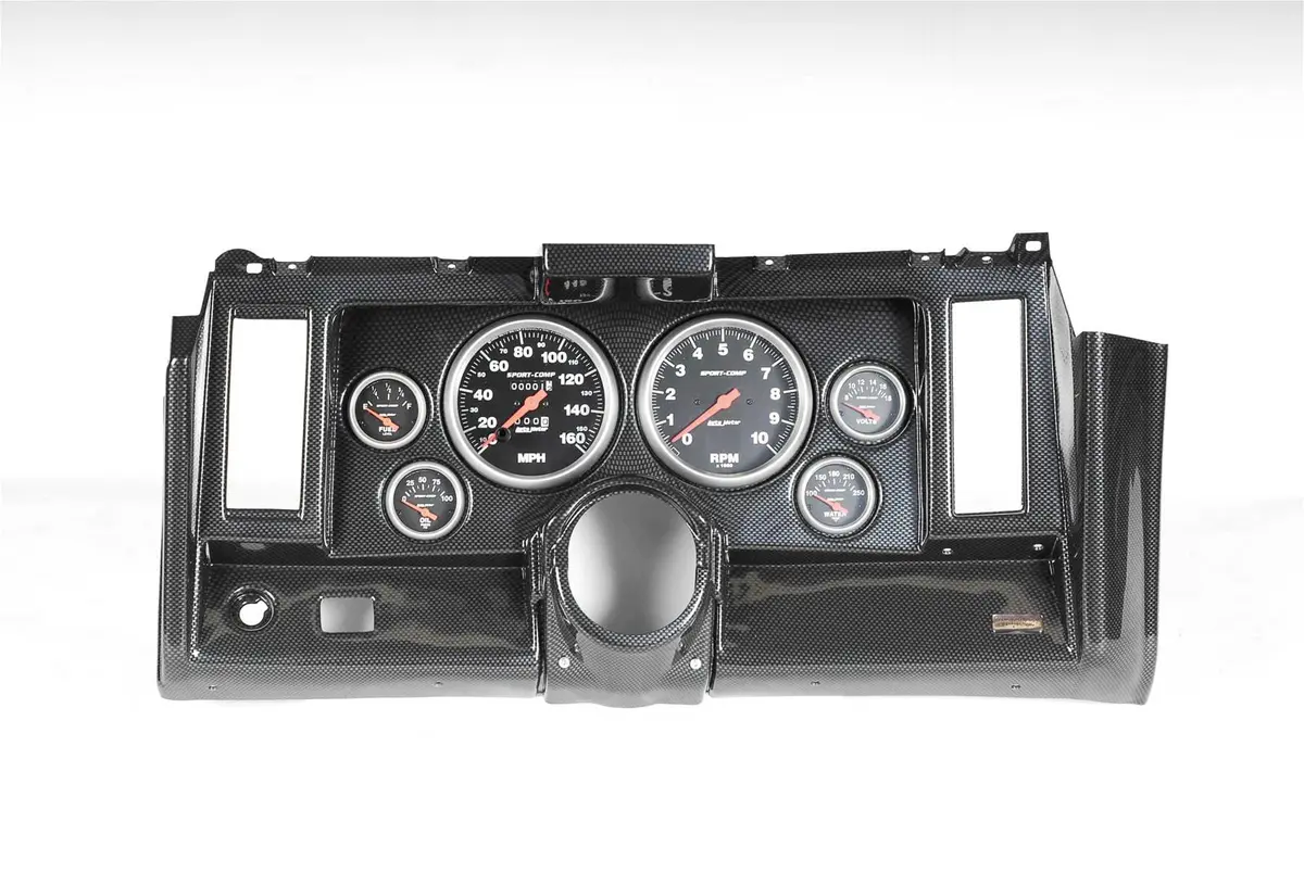 Classic Thunder Road Non-Drilled Dash Gauge Panel – 101690123 Oem-Style Trim 1