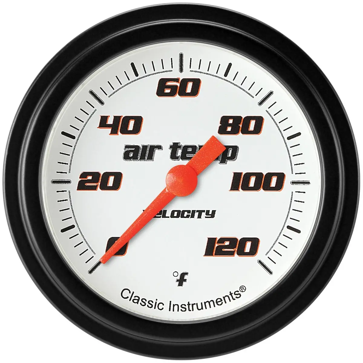 Classic Instruments Vs399Wblf Velocity Series White-Backlit Gauge 1
