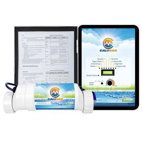 Calimar Salt Chlorine Generator Cmarsha15-3Y - Up To 15,000 Gallons 1