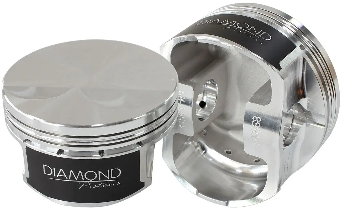Cp-Carrillo Ls2 D11541-R1-8 Flat-Top Forged Piston Set W/ Rings 1