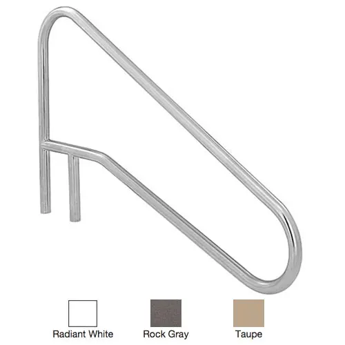 S.R. Smith Powder-Coated Deck-Mounted Stair Rails Dms-102A-Pw 1