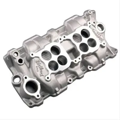 Edelbrock 5425 C-26 Dual Quad Carburetor Intake Manifold 1