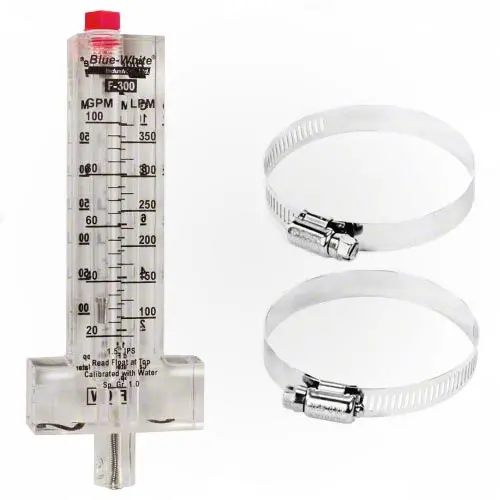 Blue-White Flow Meter F-30150P - 1.5" Pipe 1