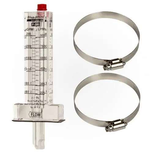 Blue-White Flow Meter F-30250P - 2.5" Pipe 1