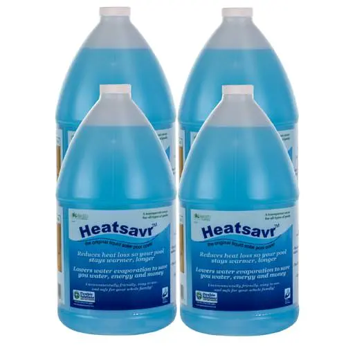 Heatsavr Liquid Solar Pool Cover - 4 Gallon Case 1